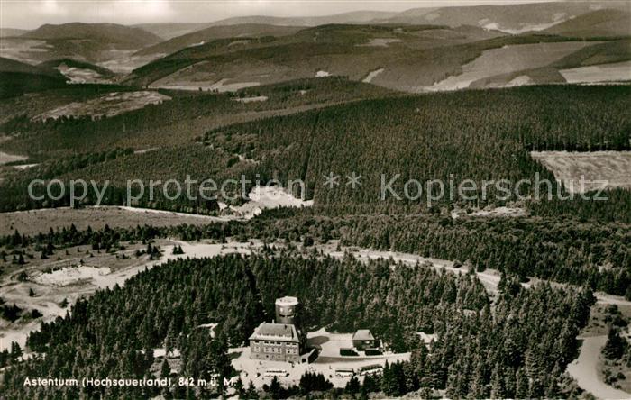 Winterberg Hochsauerland Astenturm Hotel-Restaurant Haus Hildegard Fliegeraufnah
