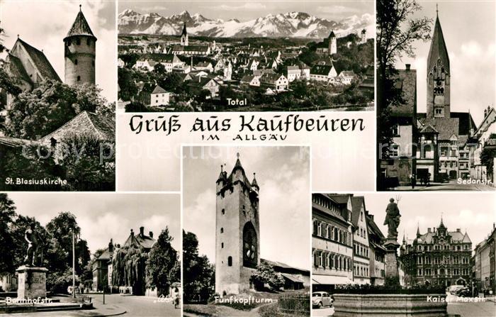 Kaufbeuren St. Blasiuskirche Sedonstrasse Funfkopfturm