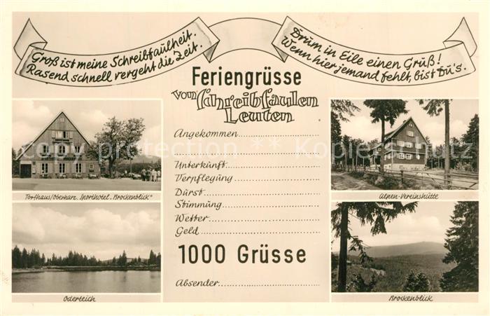 Torfhaus Harz Sporthotel Bockenblick Oderteich Alpen-Vereinshuette