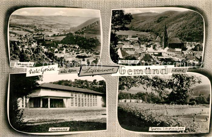 Gemuend Eifel Stadthalle Garten-Schwimmbad