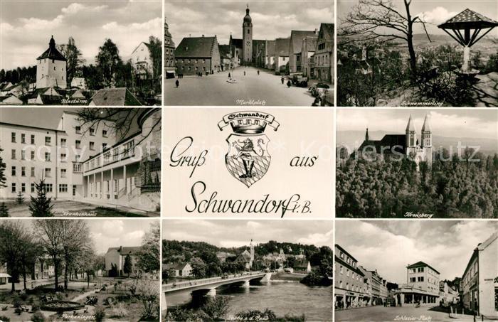 Schwandorf Blasturm Marktplatz Kreuzberg