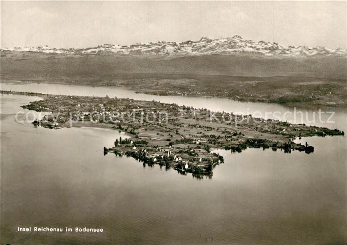Reichenau Bodensee Fliegeraufnahme