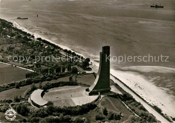 Laboe Fliegeraufnahme Marine-Ehrenmal