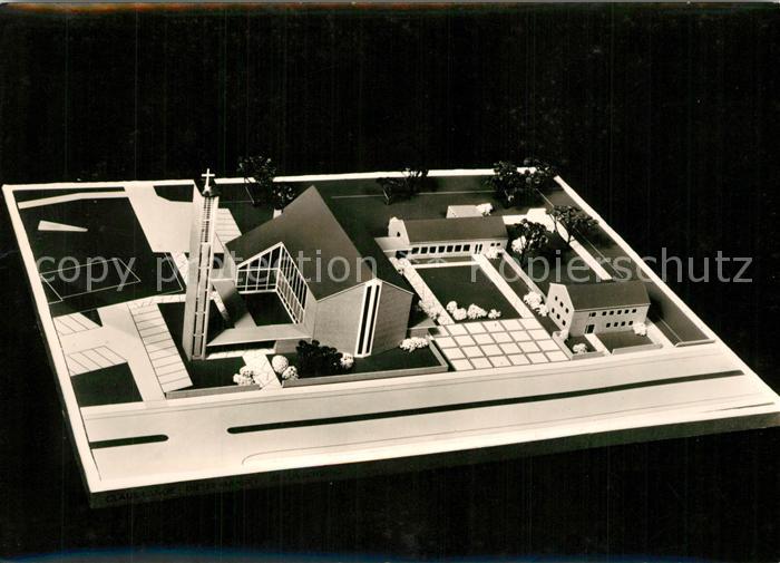 Juergenohl Kirchenneubau-Modell St. Benno