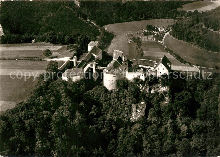 Beuron Donautal Fliegeraufnahme Burg Wildenstein