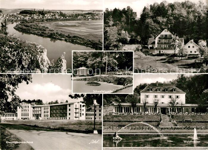 Bad Abbach Bayerisches Rotes Kreuz Kurverwaltung Hartlhof Rheumakrankenhaus