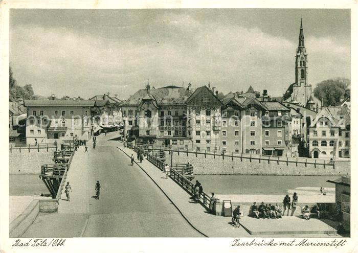 Bad Toelz Isarbruecke Marienstift