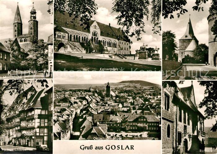 Goslar Kaiserpfalz Marktkirche Breites Tor