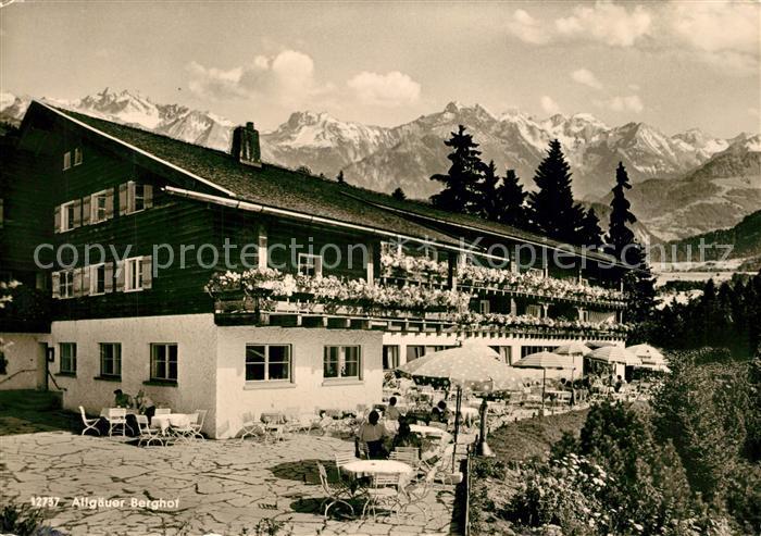 Sonthofen Oberallgaeu Allgaeuer Berghof