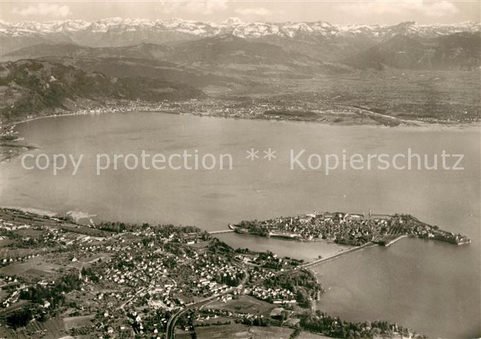 Lindau Bodensee Fliegeraufnahme Bregenzer Bucht