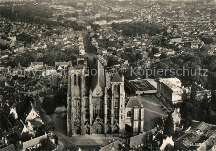 Bourges Cathedrale Vue Aerienne