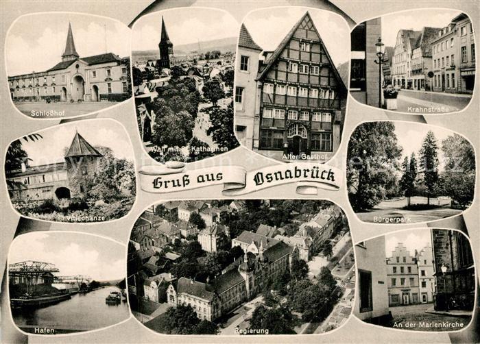 Osnabrueck Schlosshof Marienkirche Regierung