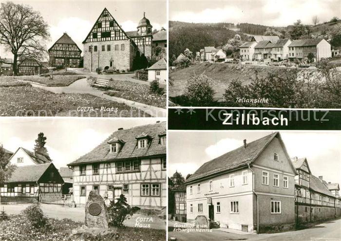Zillbach Schwallungen Cotta-Platz Gasthof zur schwarzen Henne