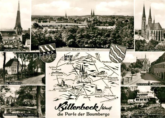 Billerbeck Westfalen Kolvenburg Wasserburg Haus Hameren