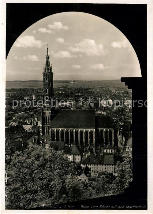 Landshut Isar Martinsdom