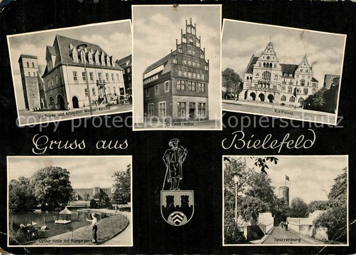 Bielefeld Rathaus Cruewell-Haus Oetker-Halle Sparrenburg
