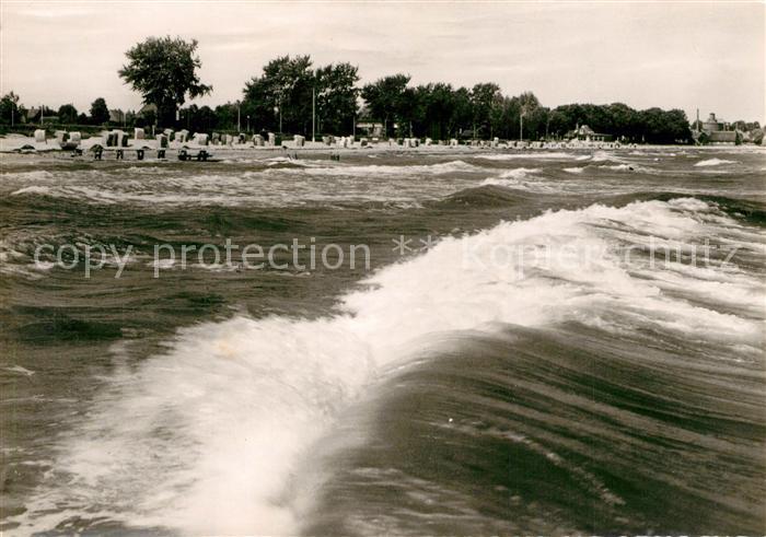 Eckernfoerde Brandung Kurstrand