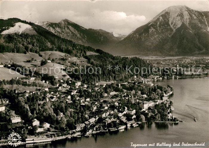 Tegernsee Wallberg Bodenschneid Fliegeraufnahme