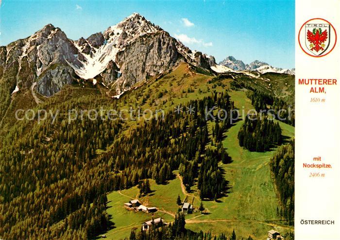 Mutters Tirol Mutterer Alm Fliegeraufnahme