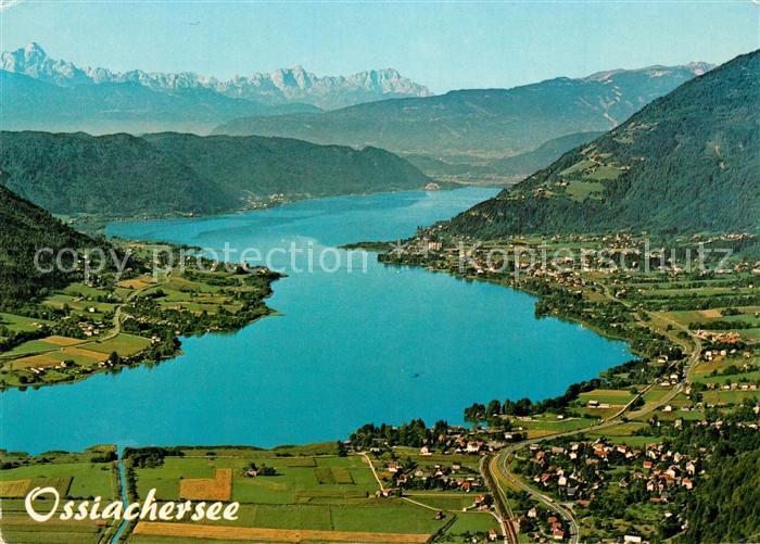 Ossiachersee Fliegeraufnahme