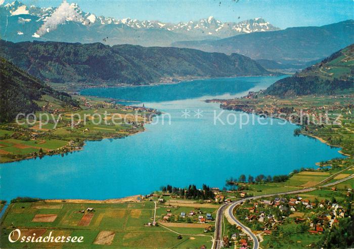 Ossiachersee Fliegeraufnahme