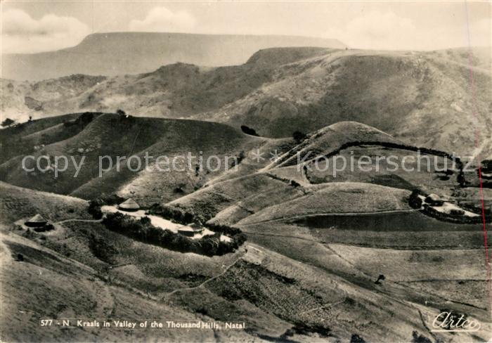 Durban South Africa Kraals Valley of a Thousand Hills Natal