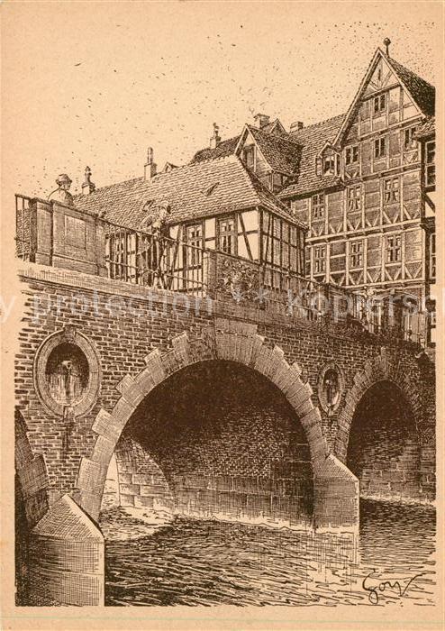 Hannover Baudenkmal Kuenstlerkarte F. O. Goy