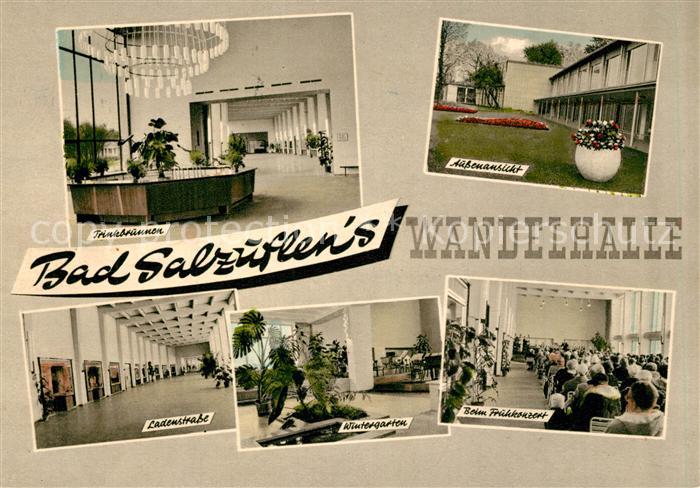 Bad Salzuflen Wandelhalle Trinkbrunnen Ladenstrasse Wintergarten