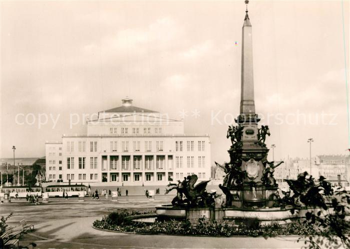 LEIPZIG Sachsen Opernhaus Karl-Marx-Platz