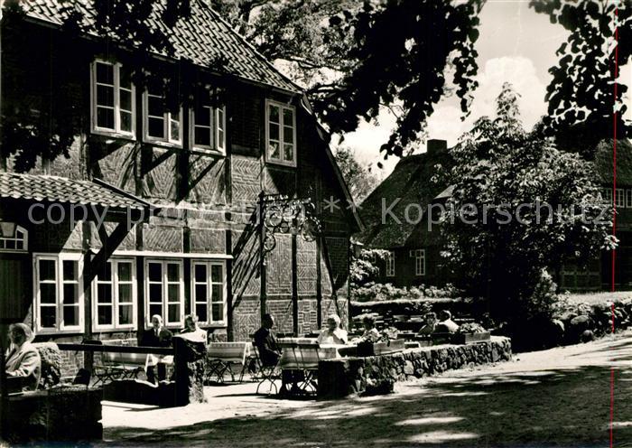 Wilsede Lueneburger Heide Gasthaus Heidemuseum