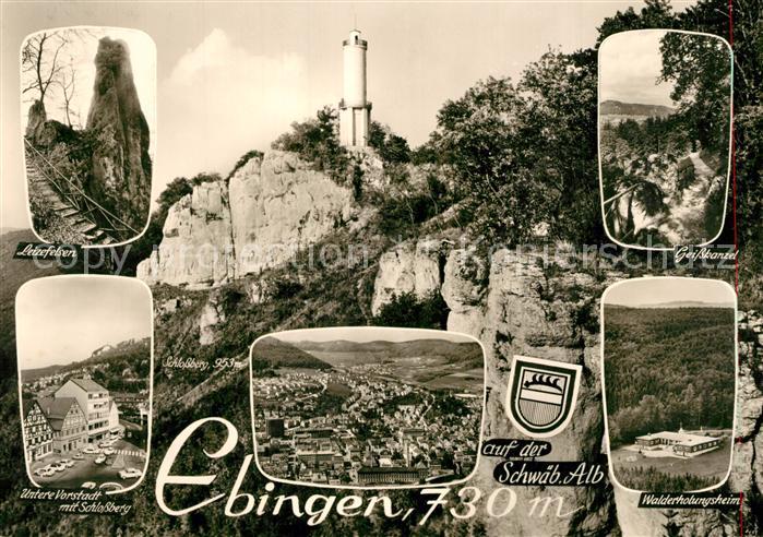 Ebingen Leizefelsen Schlossberg Walderholungsheim Geisskanzel