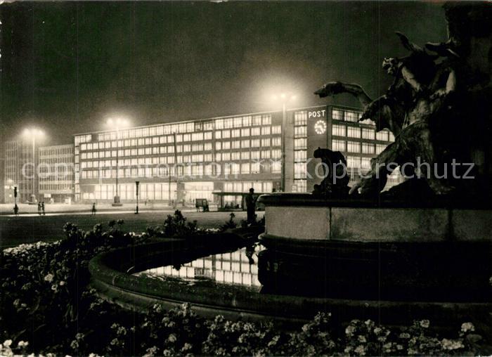 LEIPZIG Sachsen Postamt Karl-Marx-Platz