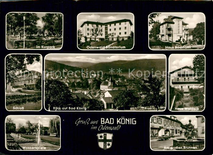 Bad Koenig Odenwald Haus Bodmann Haus Waldeck Schloss Odenwald-Sanatorium