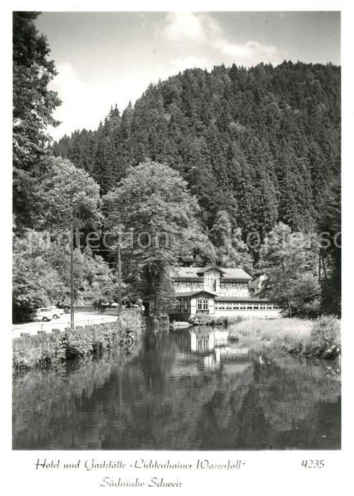 Lichtenhain Sebnitz Hotel-Gaststaette Lichtenhainer Wasserfall