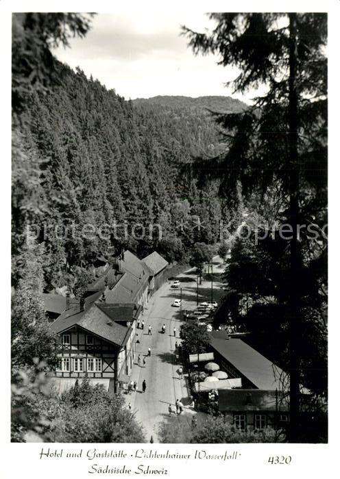 Lichtenhain Sebnitz Hotel-Gaststaette Lichtenhainer Wasserfall