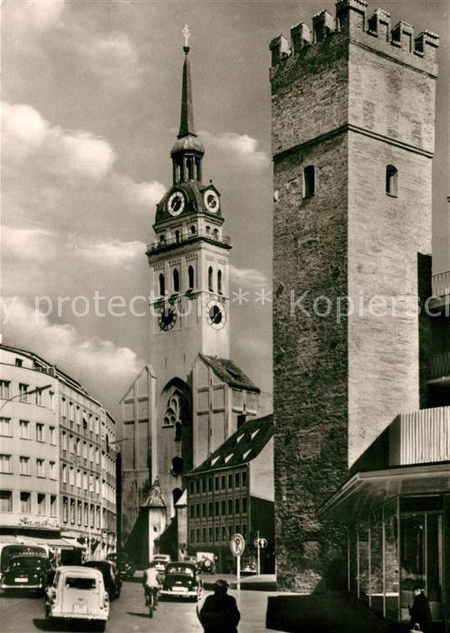 Muenchen Loewenturm Alter Peter