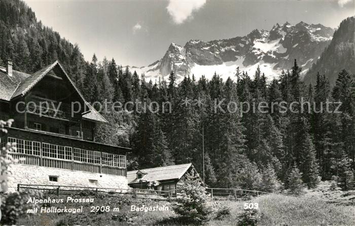 Badgastein Alpenhaus Prossau mit Hoelltorkogel