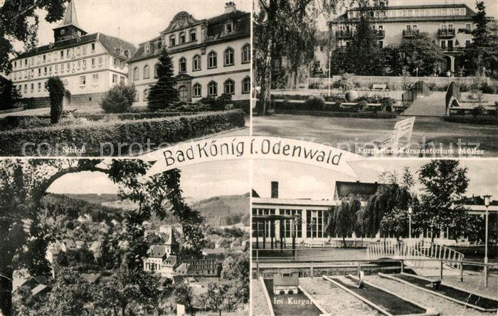 Bad Koenig Odenwald Schloss Kurgarten Kursanatorium