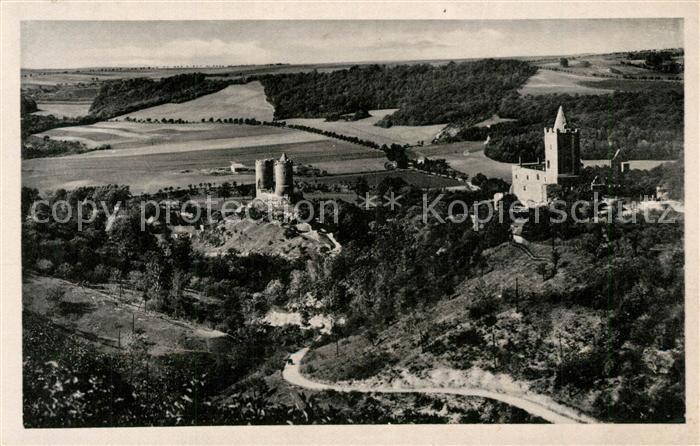 Bad Koesen Rudelsburg und Saaleck vom Kreipizsch