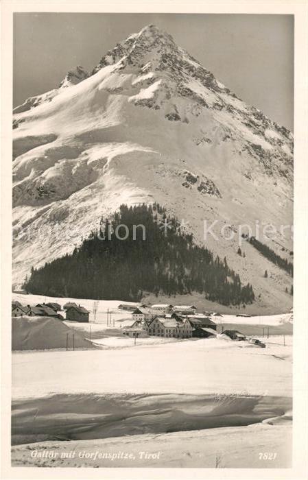 Galtuer Tirol mit Gorfenspitze