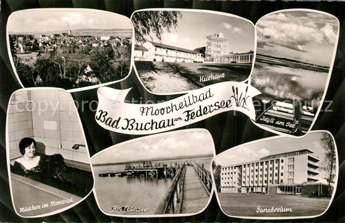 Bad Buchau Federsee Kurhaus Seeidyll Moorbad Federseepartie Sanatorium