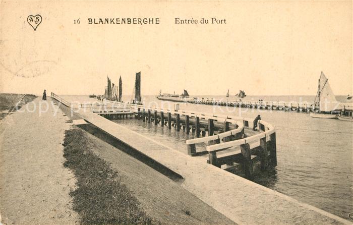 Blankenberghe Entree du Port