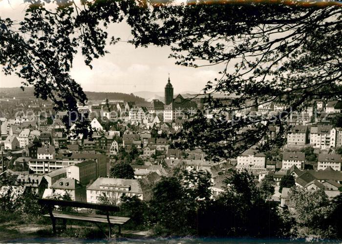 Siegen Westfalen Blick zur Oberstadt
