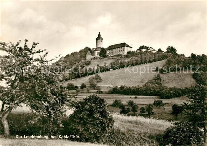 Kahla Thueringen Die Leuchtenburg