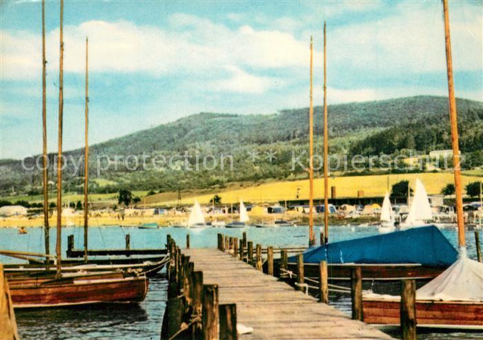 Kelbra Kyffhaeuser Bootsanlegesteg Talsperre