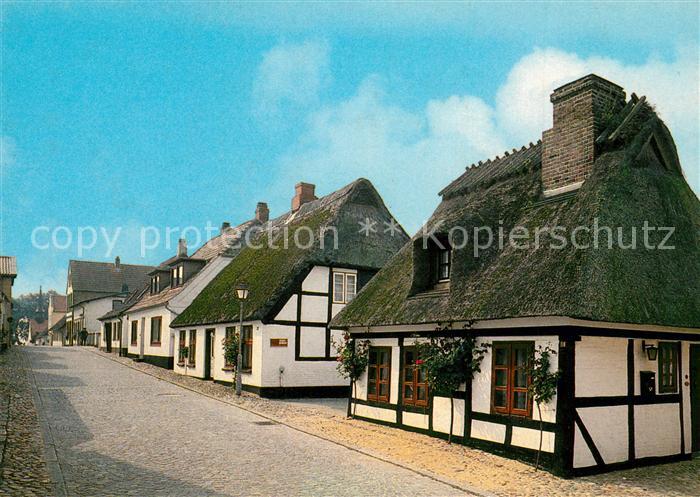 Maasholm Ortsansicht aeltestes Haus