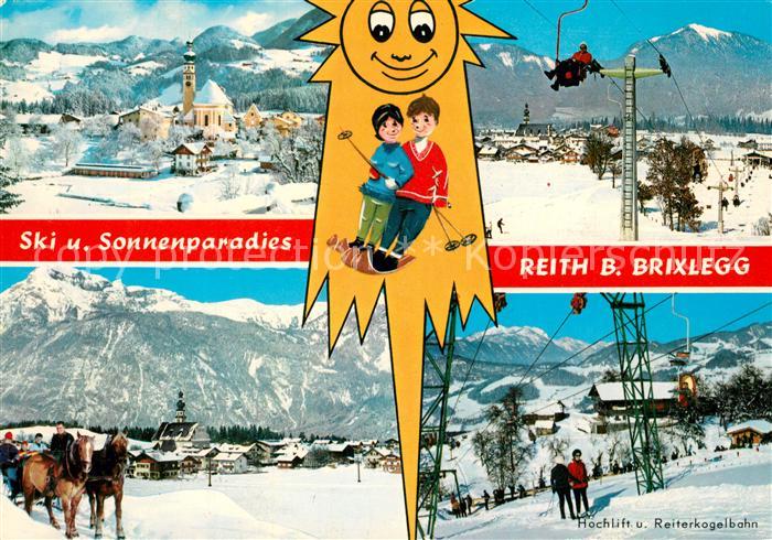 Reith Brixlegg Panorama Sessellift Pferdeschlitten Hochlift Reiterkogelbahn