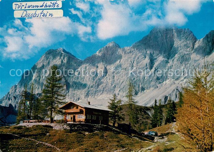 Tuerlwandhuette mit Dachstein Suedwaenden