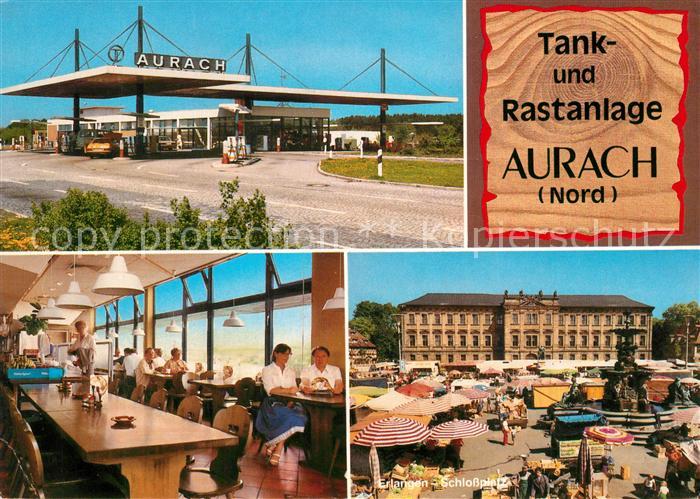 Erlangen Tank und Rastanlage Aurach Gastraum Schlossplatz