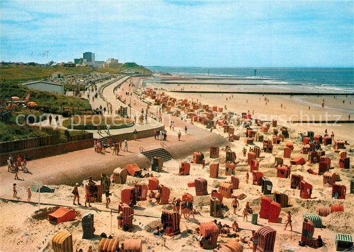 Norderney Nordseebad Nordstrand und Promenade